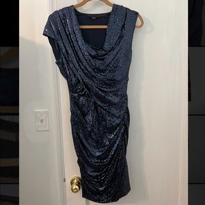Alexander Wang Sequin Cowl Neck Dress